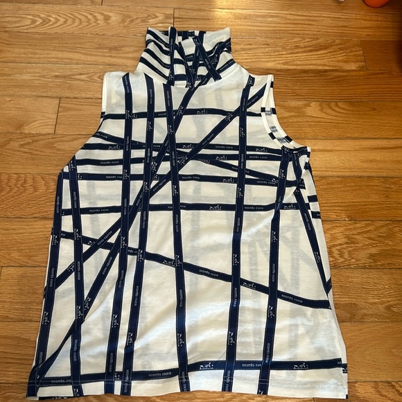 Hermes Paris turtleneck tank top - Picture 1 of 5